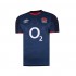 Camisola Inglesa Rugby Equipamento Segundo 2020-2021 Manga Curta